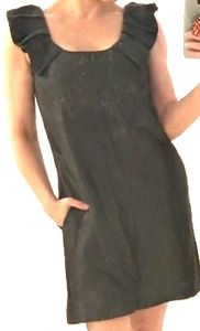 J. Crew size 2 shift, dark grey 100% linen
